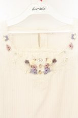 画像2: axes femme / ローズガーデンプルオーバー M オフシロ O-26-07-24-015-AX-TO-IG-OS (2)