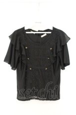 画像1: axes femme / ナポレオン風プルオーバー M クロ O-26-07-24-016-AX-TO-IG-OS (1)