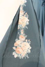 画像2: axes femme / 袖プリントシフォンプルオーバー M グリーン O-26-07-24-024-AX-TO-IG-OS (2)