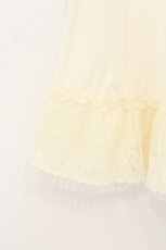 画像2: axes femme / 裾レースペチコート M キナリ O-26-07-26-039-AX-SK-OW-OS (2)