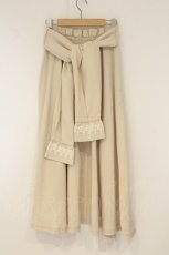 画像3: axes femme POETIQUE / 袖デザインラップ風スカート M キナリ O-26-07-26-1036-AX-SK-OW-OS (3)