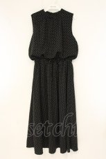 画像1: axes femme POETIQUE / ドットノースリワンピース M クロ O-26-07-26-1037-AX-OP-OW-OS (1)