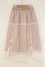 画像3: axes femme POETIQUE / チュール×ギンガムスカート M ピンク O-26-07-26-1043-AX-SK-OW-OS (3)