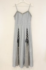 画像1: axes femme POETIQUE / レザー風キャミワンピース M サックス O-26-07-26-1045-AX-OP-OW-OS (1)
