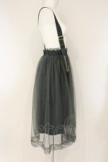 画像3: axes femme POETIQUE / 刺繍サス付チュールスカート M グリーン O-26-07-26-1047-AX-SK-OW-OS (3)