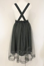 画像4: axes femme POETIQUE / 刺繍サス付チュールスカート M グリーン O-26-07-26-1047-AX-SK-OW-OS (4)