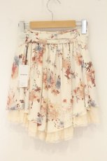 画像3: axes femme POETIQUE / チュールぼかし花柄キュロット M キナリ O-26-07-26-1049-AX-SK-OW-OS (3)