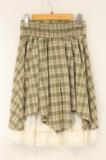 画像3: axes femme POETIQUE / レースアップイレヘムスカート M グリーン O-26-07-26-1054-AX-SK-OW-OS (3)