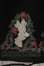 画像3: axes femme / ディズニー/ミニー刺繍スカート S クロ O-26-07-26-1060-AX-SK-OW-OS (3)