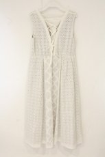 画像3: axes femme / レースパッチワークワンピース M シロ O-26-07-26-1007-AX-OP-OW-OS (3)