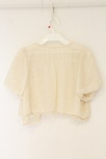 画像3: axes femme / レースシフォンボレロ M アイボリー O-26-07-26-1093-AX-TO-IG-OS (3)