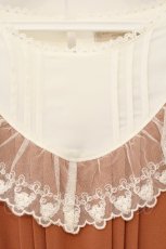 画像2: axes femme POETIQUE / ベルト付きプリーツワンピース M オレンジ O-26-07-26-1015-AX-OP-OW-OS (2)