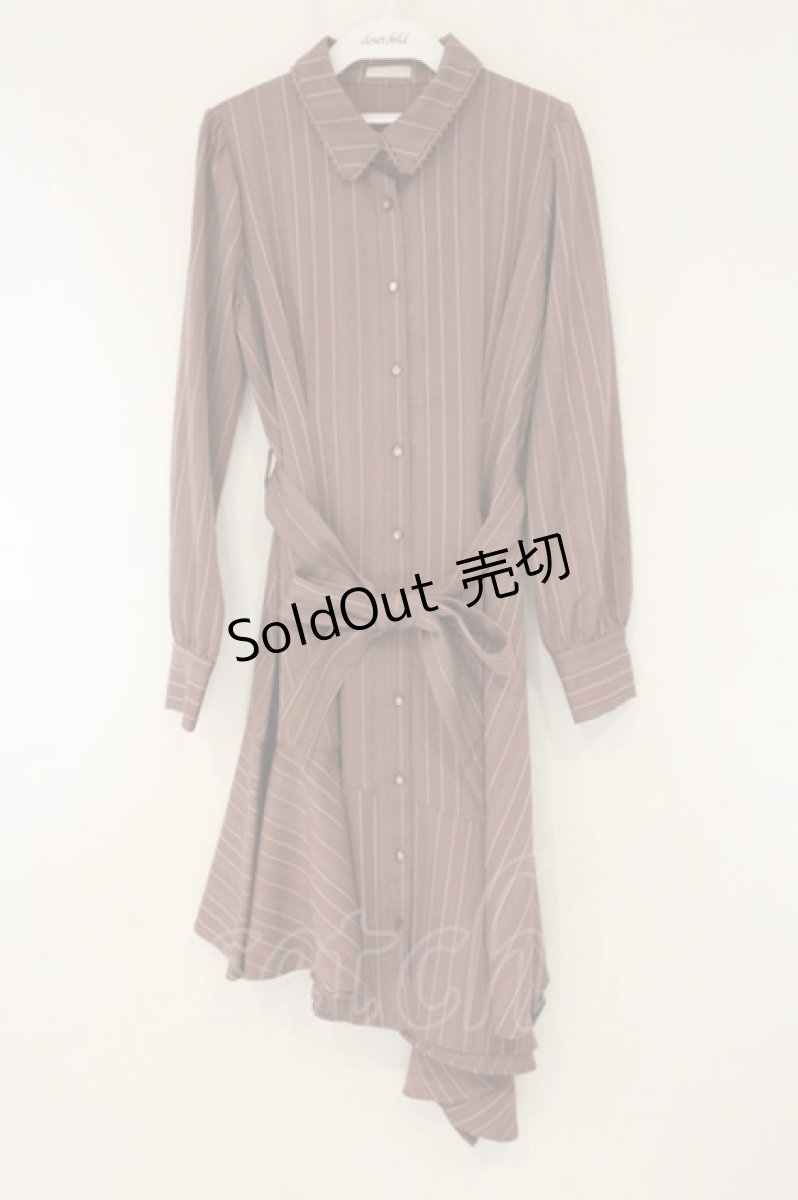 画像1: axes femme POETIQUE / アシメシャツワンピース M ピンク O-26-07-26-1017-AX-OP-OW-ZI (1)