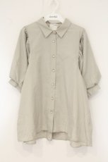 画像1: axes femme / ボリューム袖ブラウス M ミント O-26-07-26-1024-AX-BL-OW-OS (1)