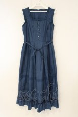 画像1: axes femme / ピンタックコットンワンピース M ブルー O-26-07-26-1031-AX-OP-OW-OS (1)