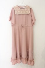 画像1: m petit by misako / TT*AOKレースセーラーワンピース M ピンク O-26-07-26-020-LO-OP-OW-OS (1)