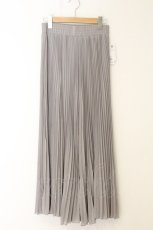 画像1: axes femme / シフォンプリーツパンツ F グレー O-26-07-26-033-AX-PA-OW-OS (1)