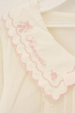 画像3: LIZ LISA / レースリボンシャギートップス  オフシr×ピンク O-26-07-28-030-LO-TO-IG-OS (3)