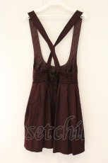 画像3: Secret Honey / ビット付きサスペンダースカート  ワイン O-26-07-28-039-CA-SK-IG-OS (3)