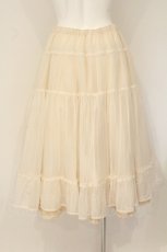 画像5: PINK HOUSE / テトロンシャースカート  アイボリー O-26-07-28-062-LO-SK-OW-OS (5)