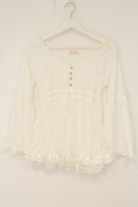 画像1: TRALALA / 総レースチュニック  シロ O-26-07-28-065-LO-OP-IG-OS (1)