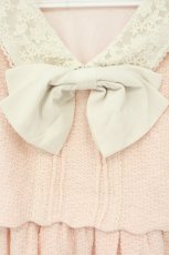 画像2: LIZ LISA / リボントップス  ピンク×アイボリー O-26-07-28-068-LO-OP-IG-OS (2)