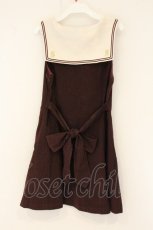 画像3: Secret Honey / コーデュロイセーラーワンピース  ワイン O-26-07-28-072-CA-OP-IG-OS (3)