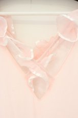画像2: Swankiss / シフォンフリルワンピース  ピンク O-26-07-28-075-LO-OP-IG-OS (2)