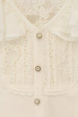 画像2: LIZ LISA / ボウタイブラウス【ボウタイ欠品】  シロ O-26-07-28-009-LO-BL-IG-OS (2)