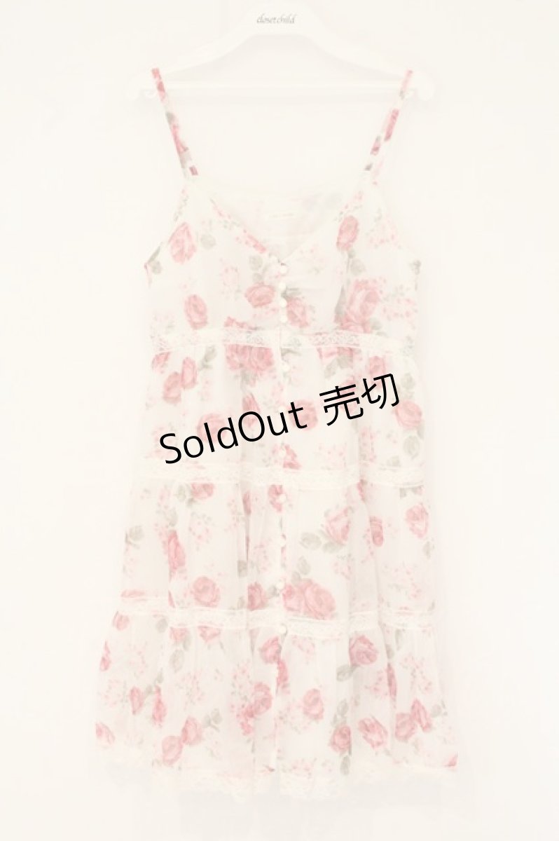 画像1: L'EST ROSE / 楊柳風キャミソールワンピース  オフシロ O-26-07-28-077-LO-OP-IG-OS (1)
