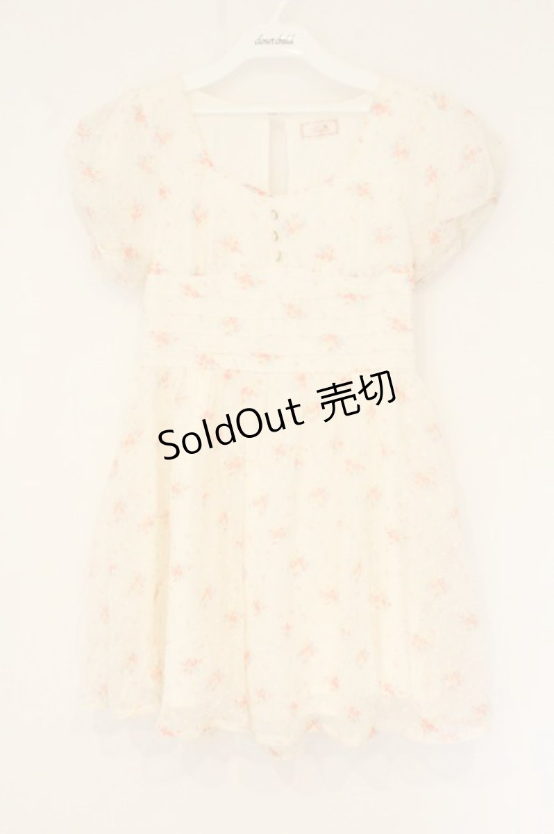 画像1: Penderie / ドビー花柄チュニック  オフシロ O-26-07-28-078-LO-OP-IG-OS (1)