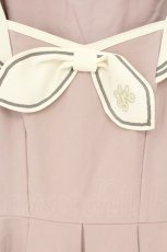 画像2: Secret Honey / セーラー襟半袖ワンピース  ピンク O-26-07-28-089-CA-OP-IG-OS (2)