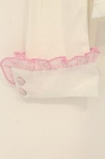 画像3: Penderie / ストライプフリルカットソー  シロ×ピンク O-26-07-28-091-LO-TO-IG-OS (3)