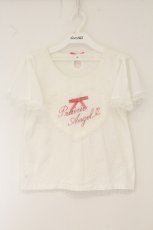 画像1: LIZ LISA / チュールハートパフTシャツ  シロ O-26-07-28-013-LO-TO-IG-OS (1)