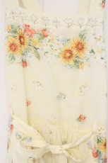 画像2: Jane Marple Dans Le Salon / Sunflowers apron dress　ワンピース M アイボリー O-26-07-30-033-JM-OP-IG-OS (2)