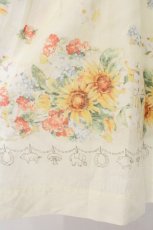 画像3: Jane Marple Dans Le Salon / Sunflowers apron dress　ワンピース M アイボリー O-26-07-30-033-JM-OP-IG-OS (3)