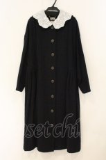 画像1: Jane Marple / Grape embroidery collar coat dress（グレープエンブロイダリーカラーコートドレス） M ネイビー×シロ O-26-07-30-037-JM-CO-IG-OS (1)