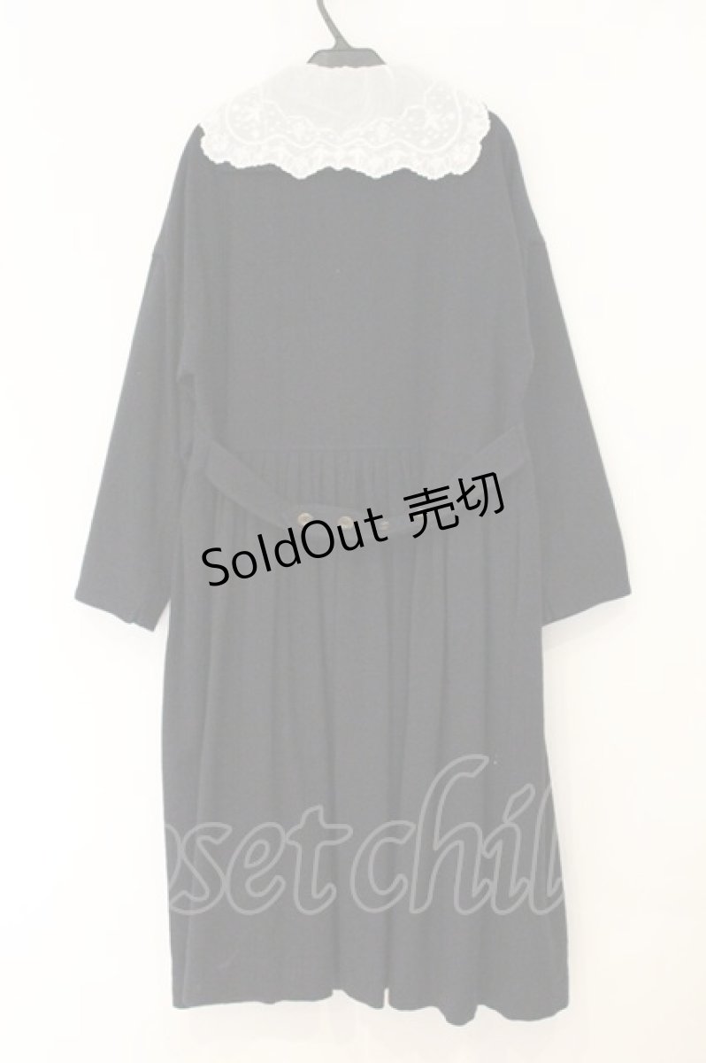 画像5: Jane Marple / Grape embroidery collar coat dress（グレープエンブロイダリーカラーコートドレス） M ネイビー×シロ O-26-07-30-037-JM-CO-IG-OS (5)