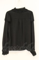 画像3: axes femme / リボンブローチセットブラウス F クロ O-26-07-30-040-AX-BL-IG-OS (3)