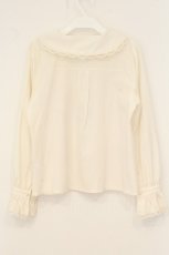 画像3: axes femme POETIQUE / フェイバリットカラーブラウス M オフシロ×クロ O-26-07-30-046-AX-BL-IG-OS (3)