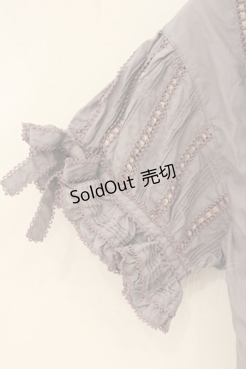画像3: WONDERFUL WORLD / はしごレースブラウス  パープル O-26-07-30-070-LO-BL-IG-OS (3)