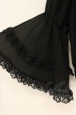 画像3: DO US PART / TT*ALSシアーケープブラウス L クロ O-26-07-30-087-LO-BL-OW-OS (3)