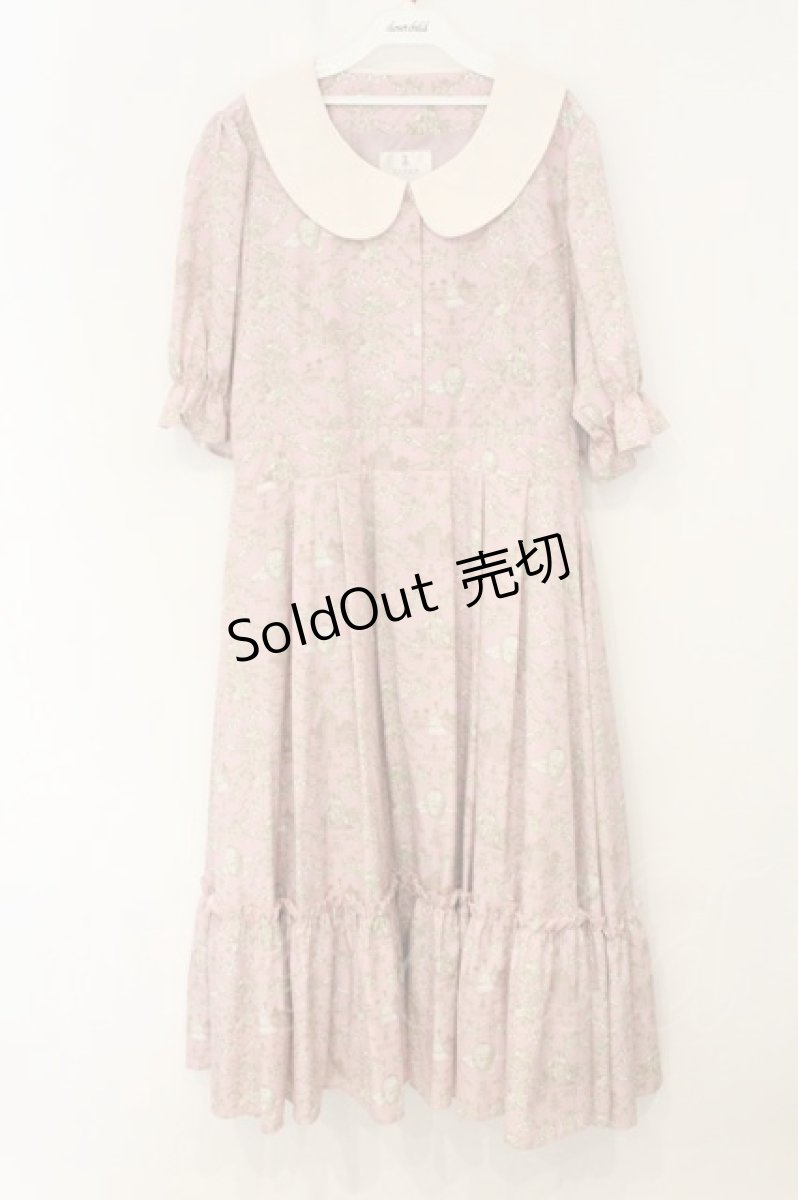 画像1: m petit by misako / NINA’Sコラボトワルドジュイワンピース 3L ピンク O-26-07-30-002-LO-OP-OW-OS (1)