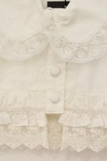 画像2: ATELIER PIERROT / レース付け襟  ホワイト O-26-07-30-015-EL-ZA-OW-OS (2)
