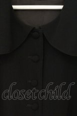 画像2: WONDERFUL WORLD / 丸襟ジャケットワンピース  クロ O-26-07-30-023-LO-OP-IG-OS (2)