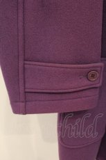 画像3: WONDERFUL WORLD / テディベア刺繍ダッフルコート  パープル O-26-07-30-025-LO-CO-IG-OS (3)