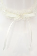 画像1: LOLITAその他 / レース＆リボンチョーカー  オフシロ O-26-07-31-043-LO-AC-OW-OS (1)