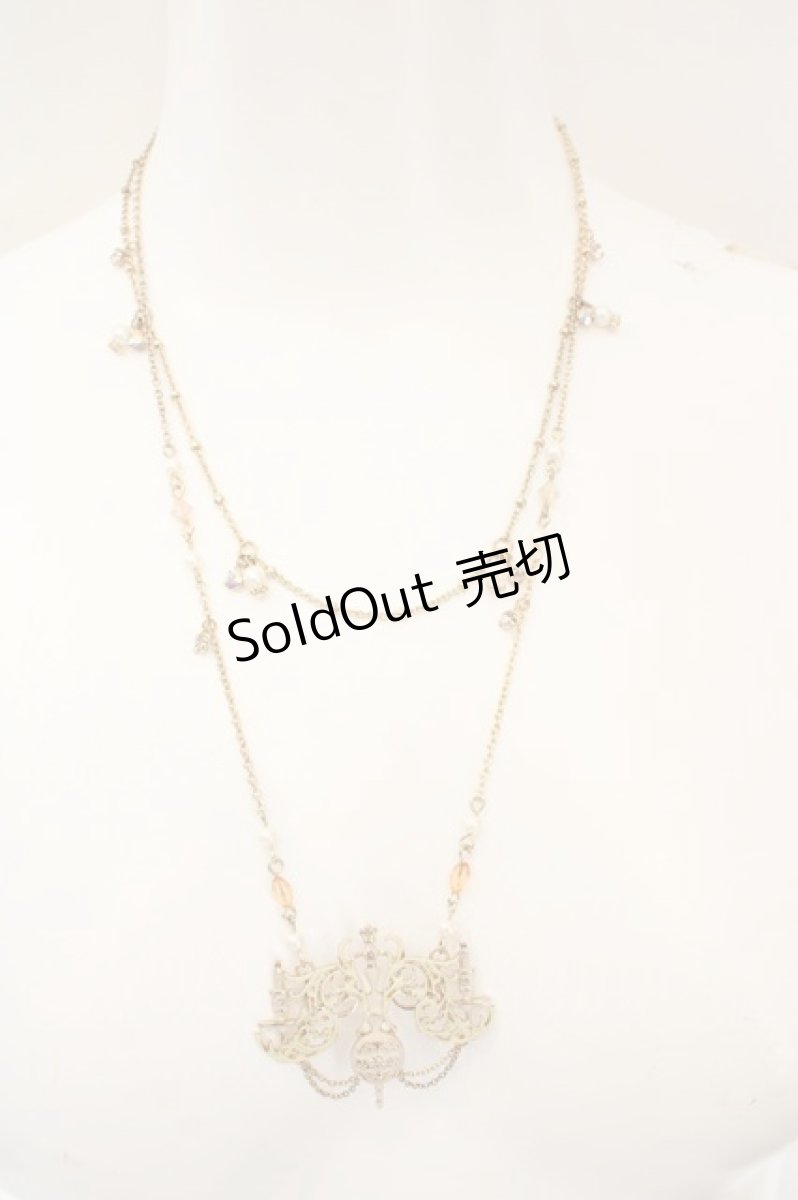 画像2: axes femme / 燭台モチーフネックレス  ゴールド O-26-07-31-046-AX-AC-OW-OS (2)
