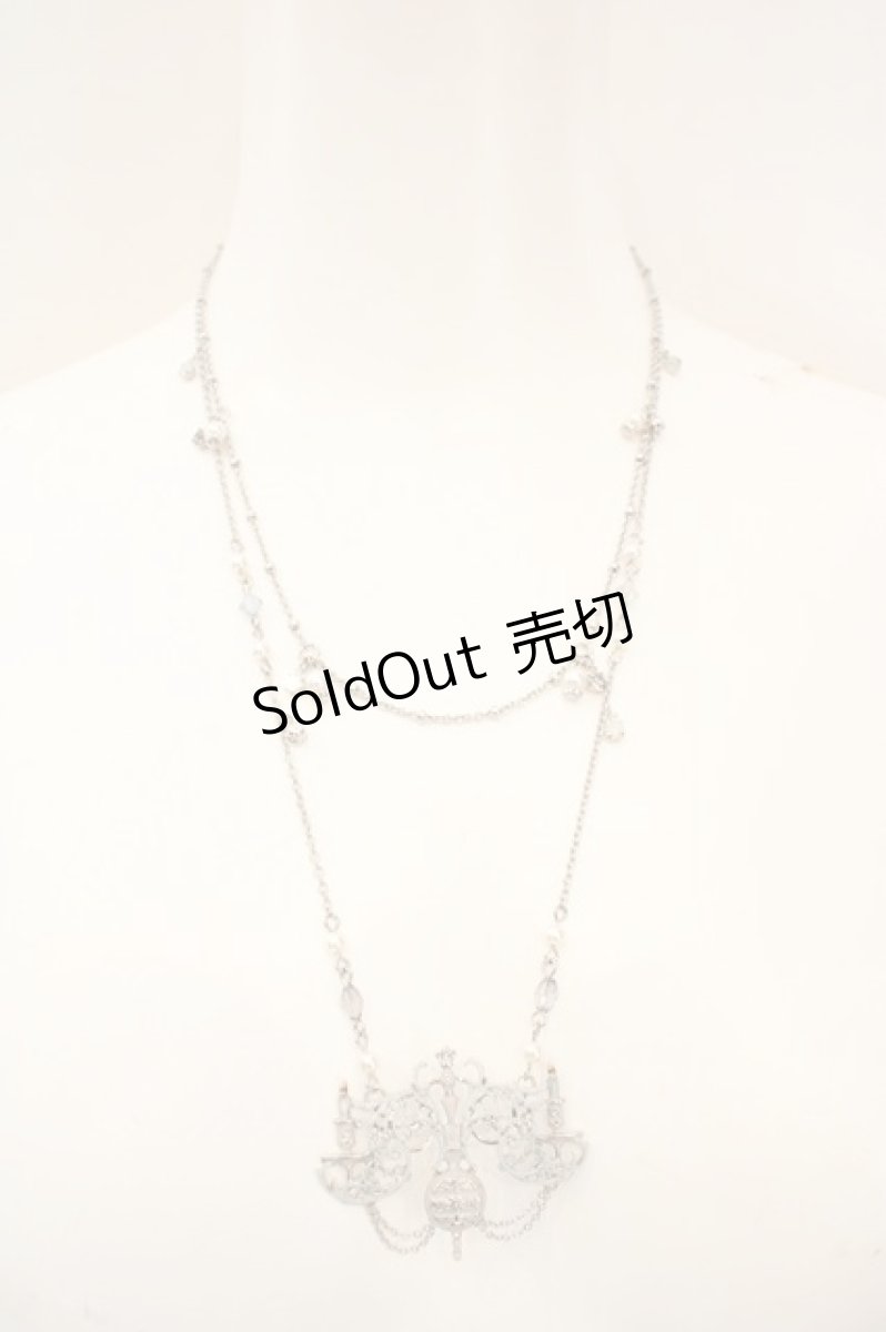 画像2: axes femme / 燭台モチーフネックレス  シルバー O-26-07-31-048-AX-AC-OW-OS (2)