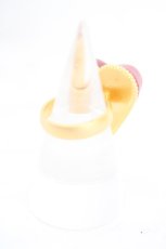 画像2: Q-pot. / ファイネストアムールショコラリング  アカ×ゴールド O-26-07-31-052-QP-AC-IG-OS (2)
